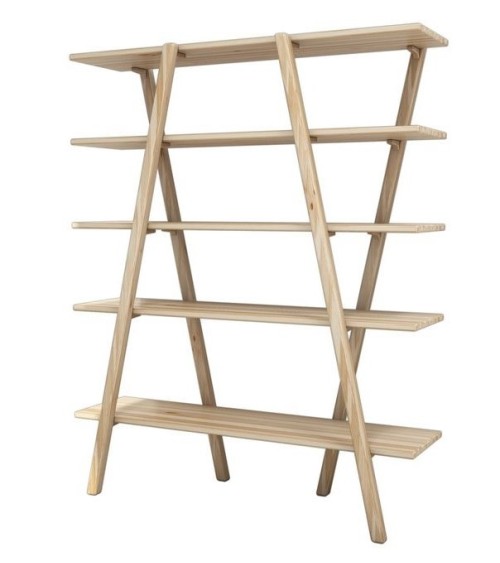 Bibliothèque  PERLA Chêne 130 cm