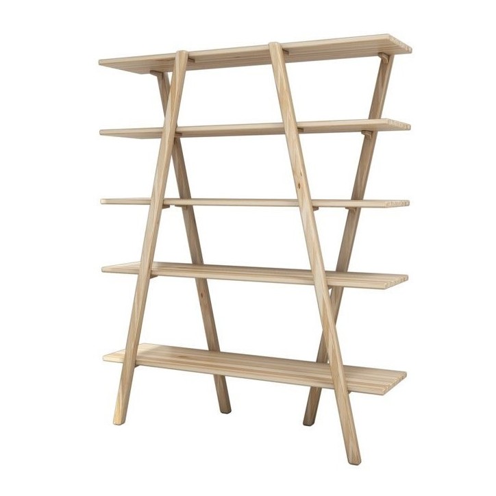 Bibliothèque  PERLA Chêne 130 cm