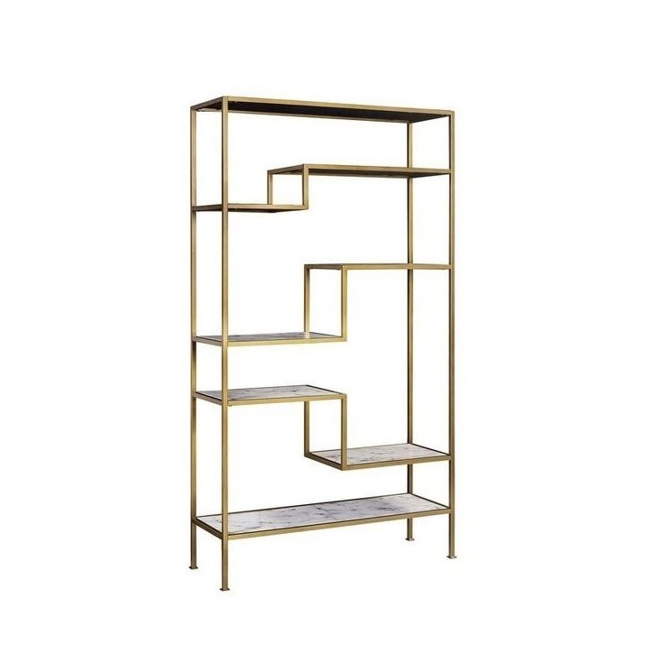 Bibliothèque  KUTA doré 100 cm