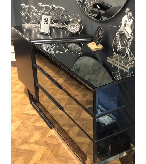 Buffet  DAVIA , 207 cm noir