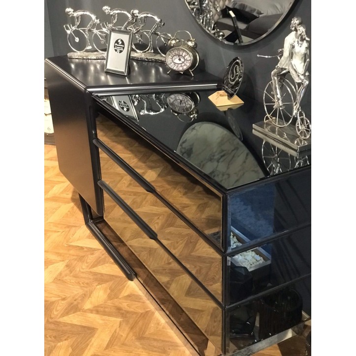 Buffet  DAVIA , 207 cm noir