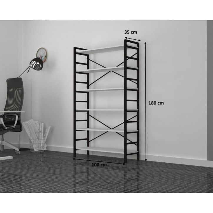 Bibliothèque DMODUL DSY Blanc 100 cm