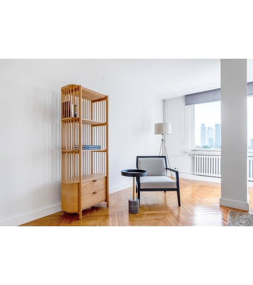 Bibliothèque FENCE Chêne 75 cm