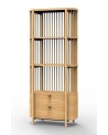 Bibliothèque FENCE Chêne 75 cm