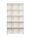 Bibliothèque PRITONE blanc 90 cm