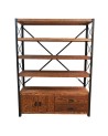 Bibliothèque CROSS Noyer 150 CM