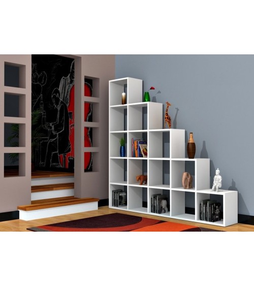 Bibliothèque PERLES Blanc 159 m