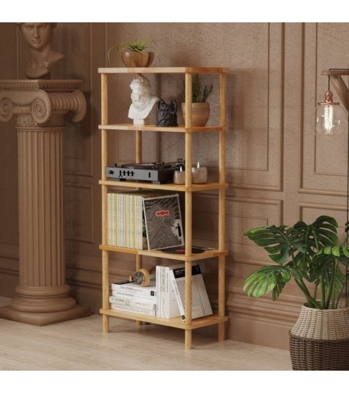 Bibliothèque DEMONTHA 60 x 129 CM hêtre