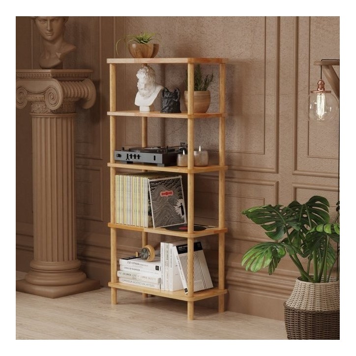 Bibliothèque DEMONTHA 60 x 129 CM hêtre