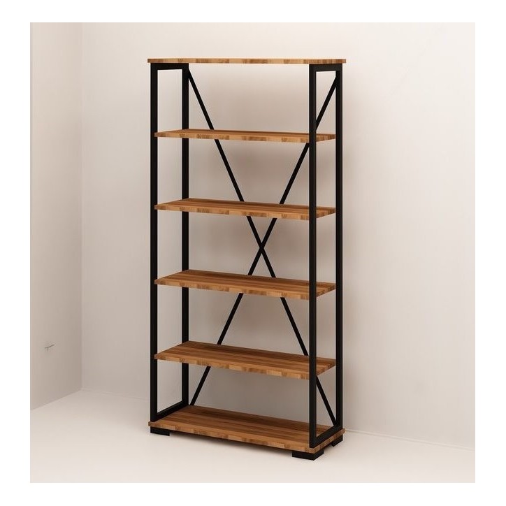 Bibliothèque ULTIMO 81 cm noyer