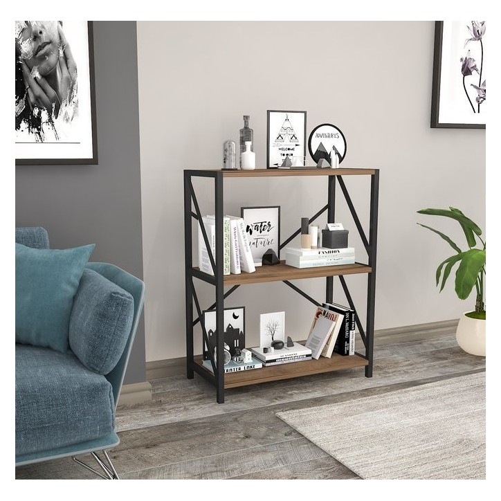 Bibliothèque LIONS Bois 64 cm