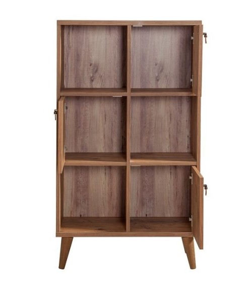 Bibliothèque MOTTO 77 cm bois et motifs