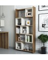 Bibliothèque BOX Noyer - crème 80 cm
