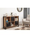 Bibliothèque 60 cm et console 136 cm PENTA bois et métal