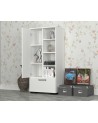 Bibliothèque armoire FORM 70 cm blanc