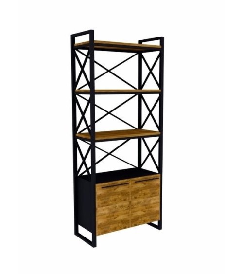 Bibliothèque SAVTON 80 cm chêne