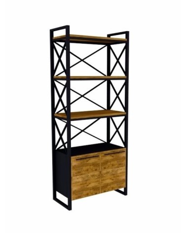 Bibliothèque SAVTON 80 cm chêne