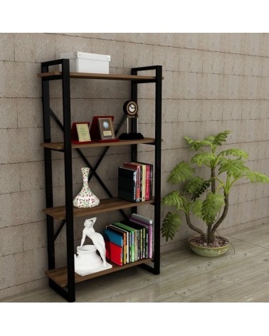 Bibliothèque ALBATROS Noyer 90 cm