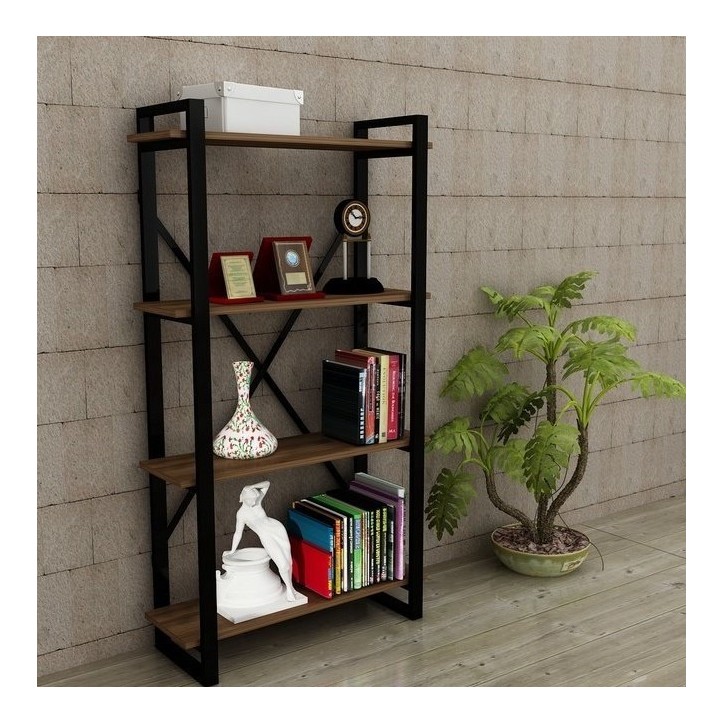 Bibliothèque ALBATROS Noyer 90 cm Bibliothèque ALBATROS Noyer 90 cm