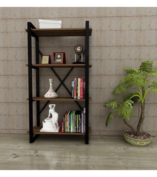 Bibliothèque ALBATROS Noyer 90 cm