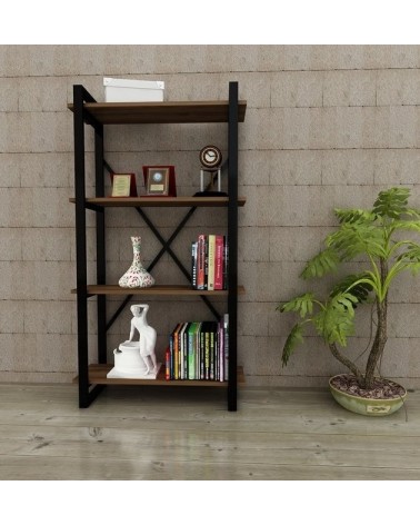 Bibliothèque ALBATROS Noyer 90 cm