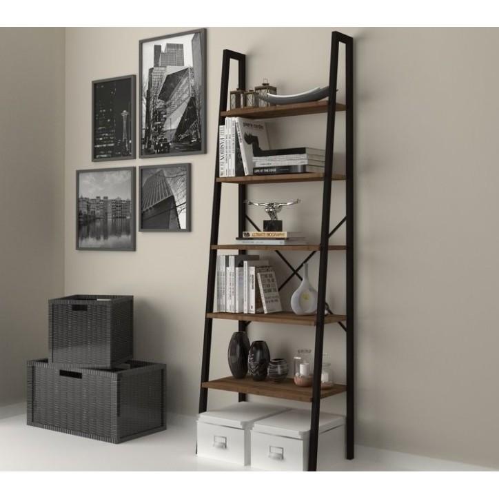 Bibliothèque FOOT Noyer 60 cm