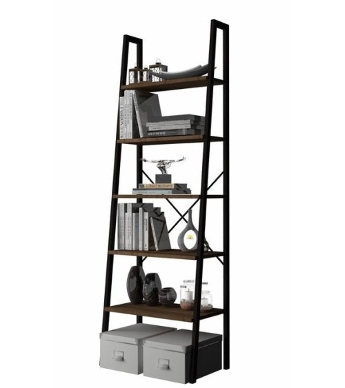 Bibliothèque FOOT Noyer 60 cm