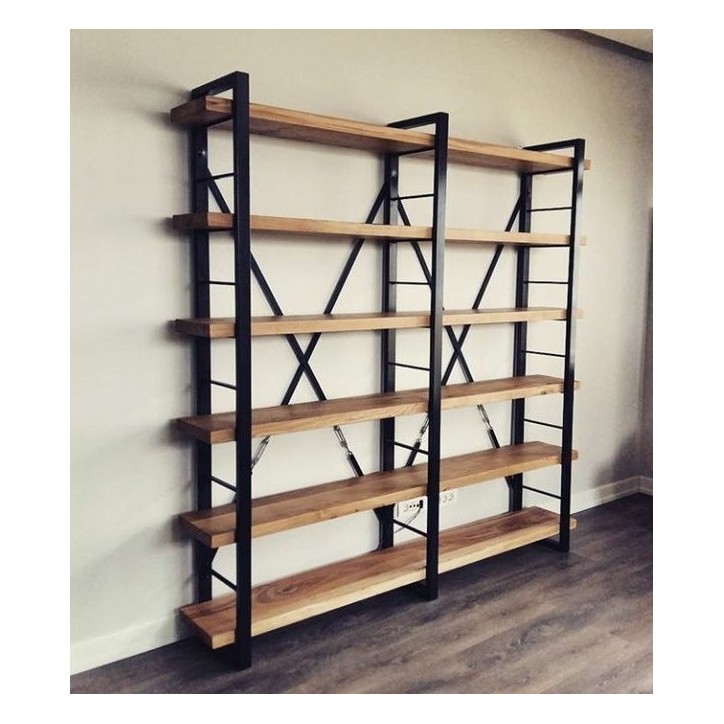 Bibliothèque TIMBER 150 CM Châtaignier Bibliothèque TIMBER 150 CM Châtaignier