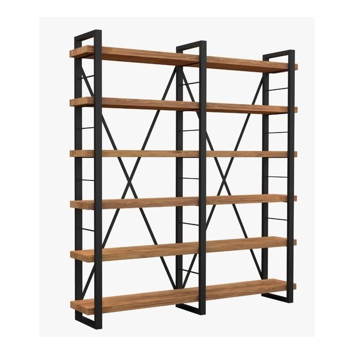 Bibliothèque TIMBER 150 CM Châtaignier Bibliothèque TIMBER 150 CM Châtaignier