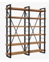 Bibliothèque TIMBER 150 CM Châtaignier