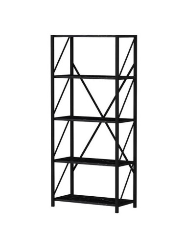 Bibliothèque murale VEGA 64 cm effet marbre