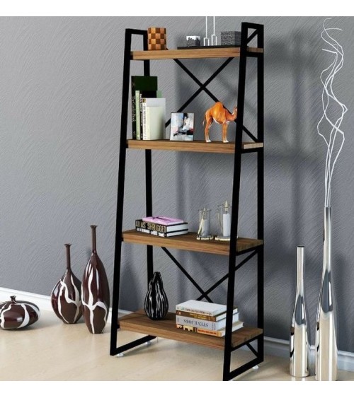 Bibliothèque ALARO Noyer 66 cm