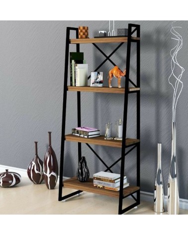 Bibliothèque ALARO Noyer 66 cm
