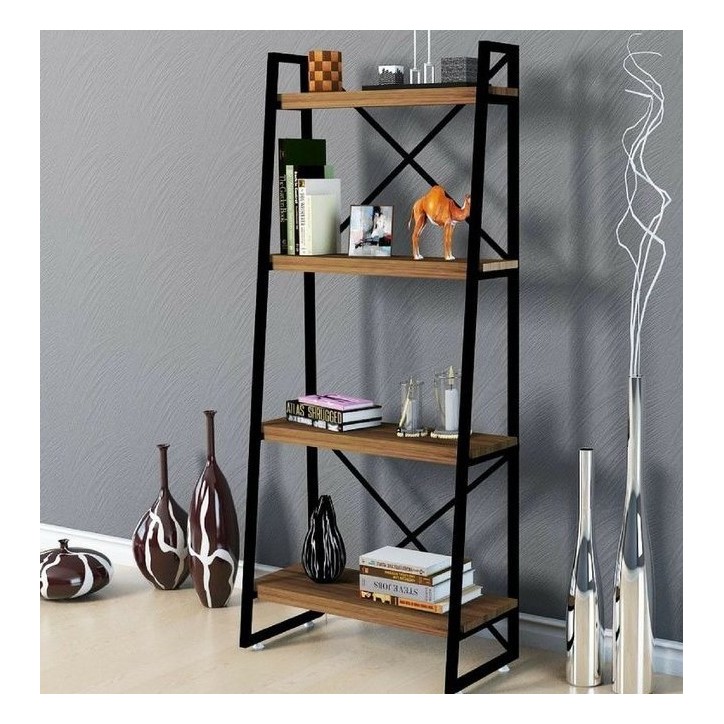 Bibliothèque ALARO Noyer 66 cm