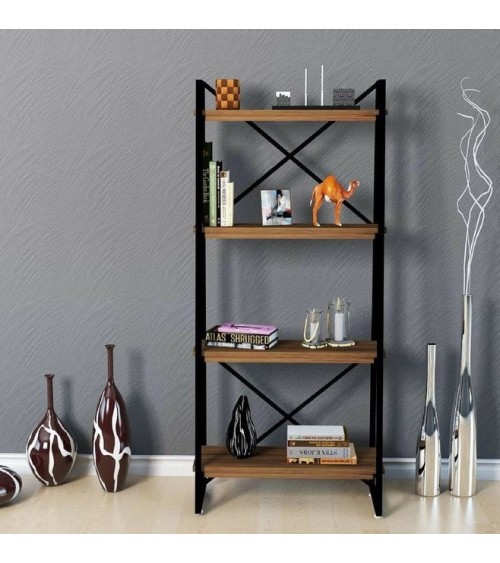 Bibliothèque ALARO Noyer 66 cm