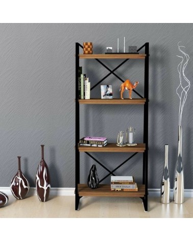 Bibliothèque ALARO Noyer 66 cm