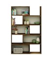 Bibliothèque modulaire mobile PAOLA Chêne 138 cm