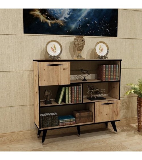 Bibliothèque NESTO 120 cm bois
