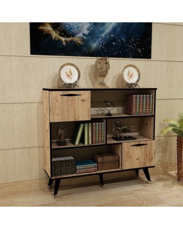 Bibliothèque NESTO 120 cm bois