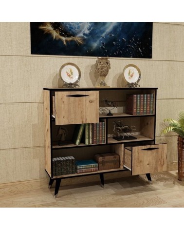 Bibliothèque NESTO 120 cm bois