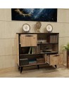 Bibliothèque NESTO 120 cm bois