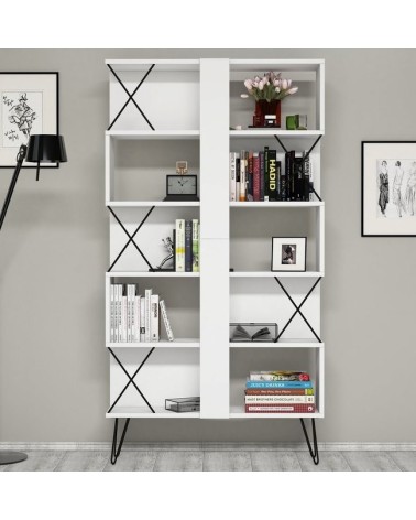 Bibliothèque EXTRA 90 cm blanc