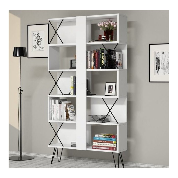 Bibliothèque EXTRA 90 cm blanc