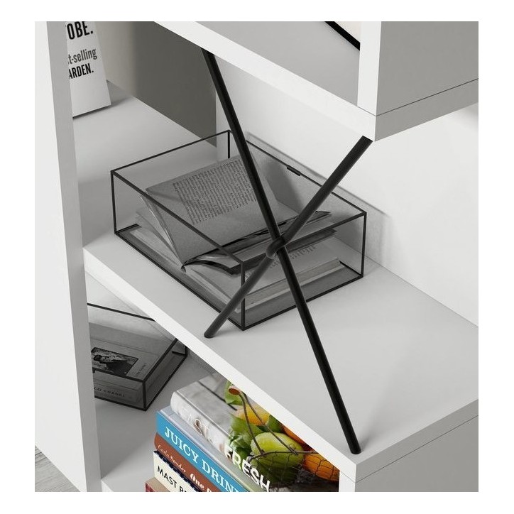 Bibliothèque EXTRA 90 cm blanc