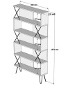 Bibliothèque EXTRA 90 cm blanc