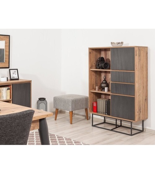 Bibliothèque TAXON 752 bois 93 cm