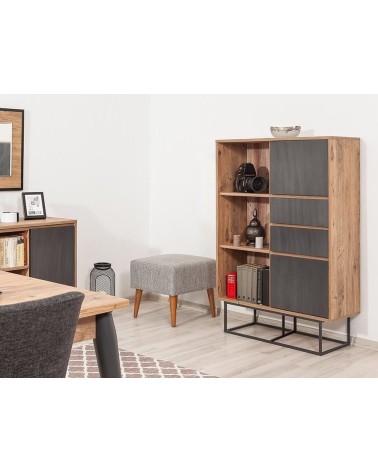 Bibliothèque TAXON 752 bois 93 cm