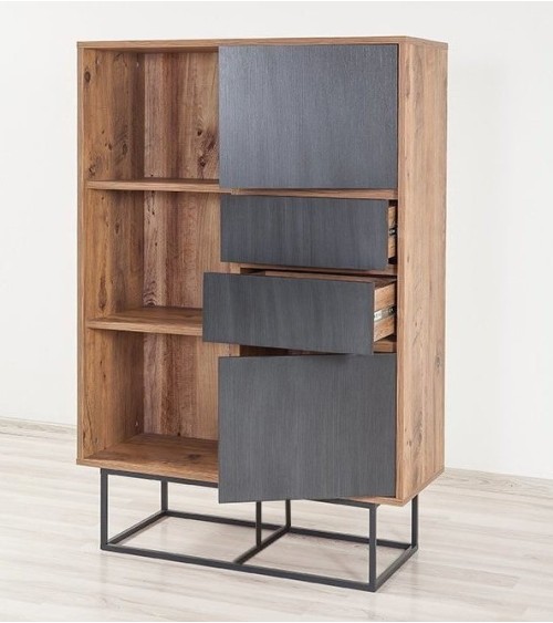 Bibliothèque TAXON 752 bois 93 cm