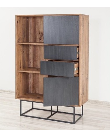 Bibliothèque TAXON 752 bois 93 cm