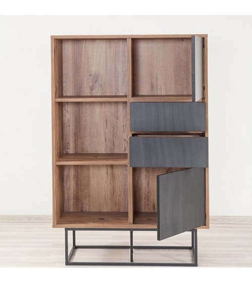 Bibliothèque TAXON 752 bois 93 cm